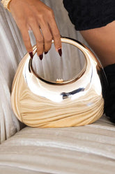 Metallic Plastic Party Clutch