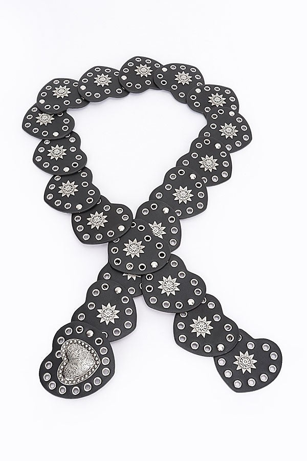 Cosmic Crush Heart Concho Belt