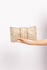 Night Spark Clutch Pearl and gold Rhinestones clutch