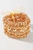 Metallic Ball Bead Bracelet Set