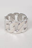 Wide Chain Metal Bracelet