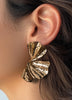Twist Fan Drop Earrings