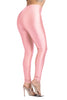 Highwaisted shiny nylon leggings