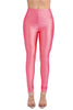 Highwaisted shiny nylon leggings
