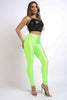 Highwaisted shiny nylon leggings