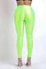 Highwaisted shiny nylon leggings