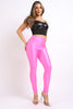 Highwaisted shiny nylon leggings