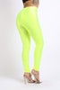 Highwaisted shiny nylon leggings