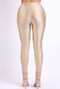 High Waisted shiny nylon leggings in Plus Size