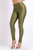 Highwaisted shiny nylon leggings