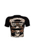 Front view of Bogomore Freedom Eagle Tee in [color], featuring eagle and skull graphic with ‘BORN TO BE FREE’ text.