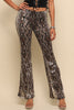 Wild Light Foiled Animal Flare Pants