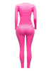 Ruched drawstring top set