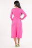 Tie front top and mini skirt set