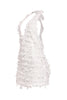 Afterglow Vibe Tassel Halter Mini Dress