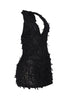 Afterglow Vibe Tassel Halter Mini Dress