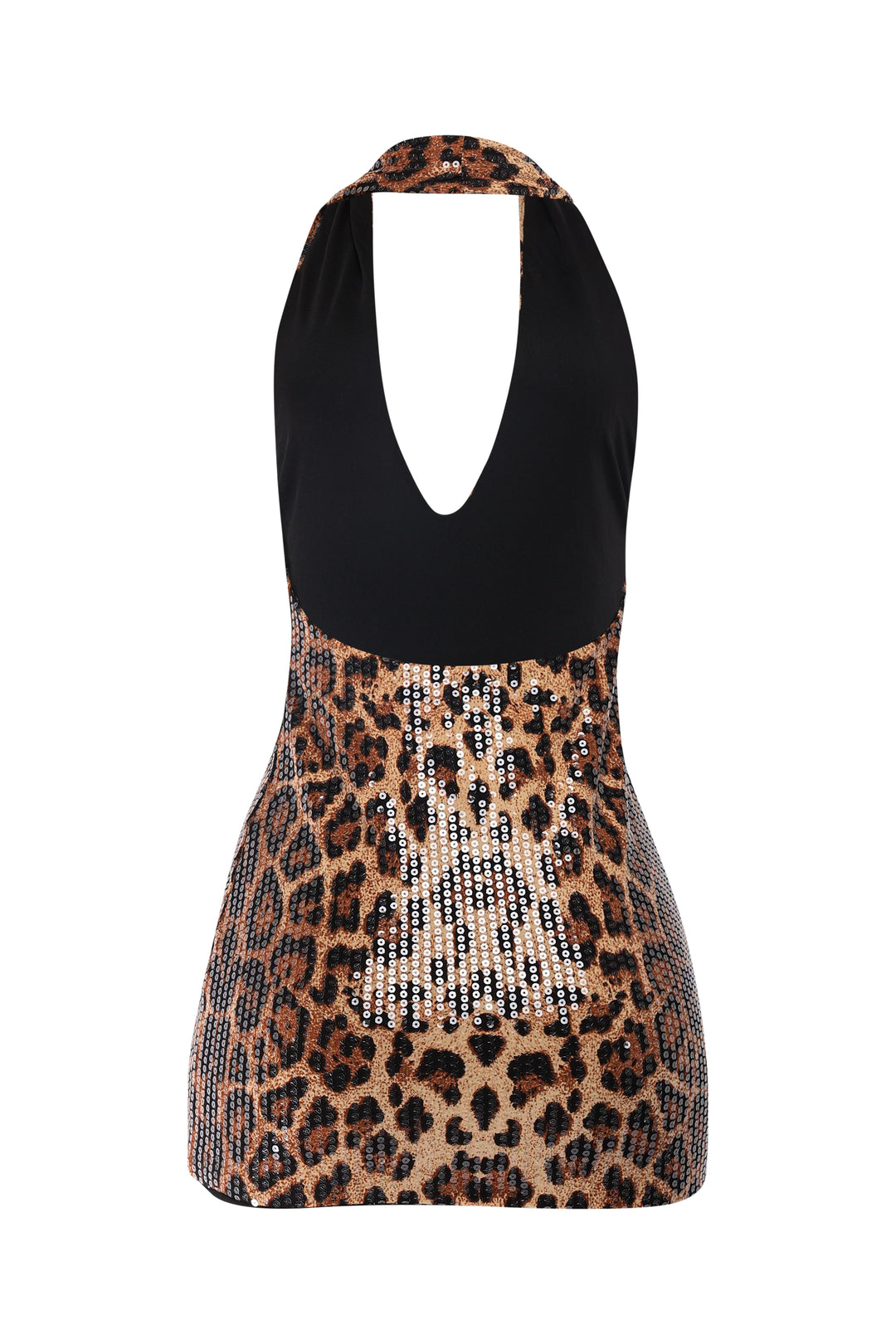 Chic leopard sequin mini dress for party nights