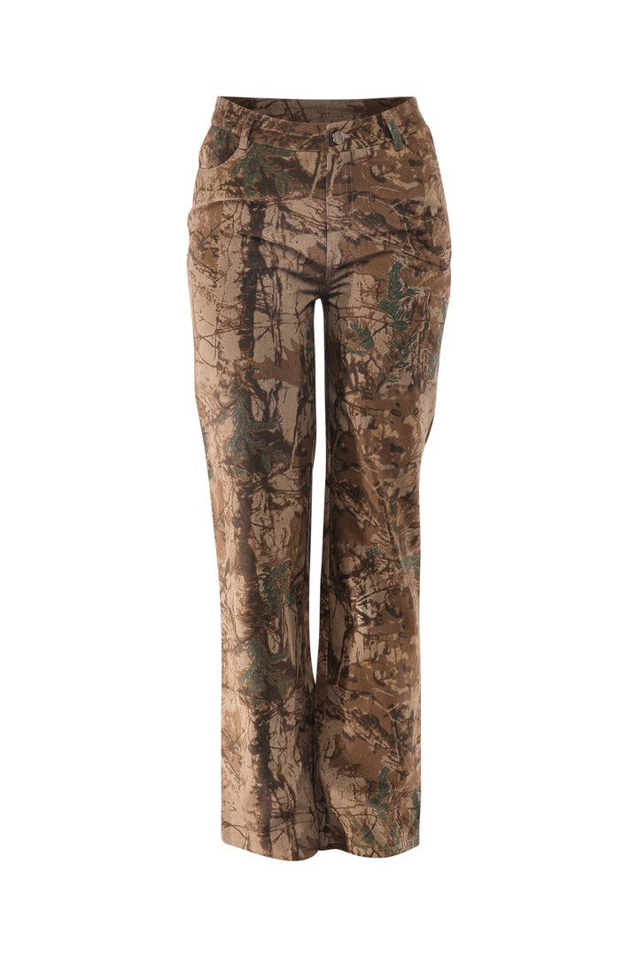 Woodscraper High Waist Camo Pants