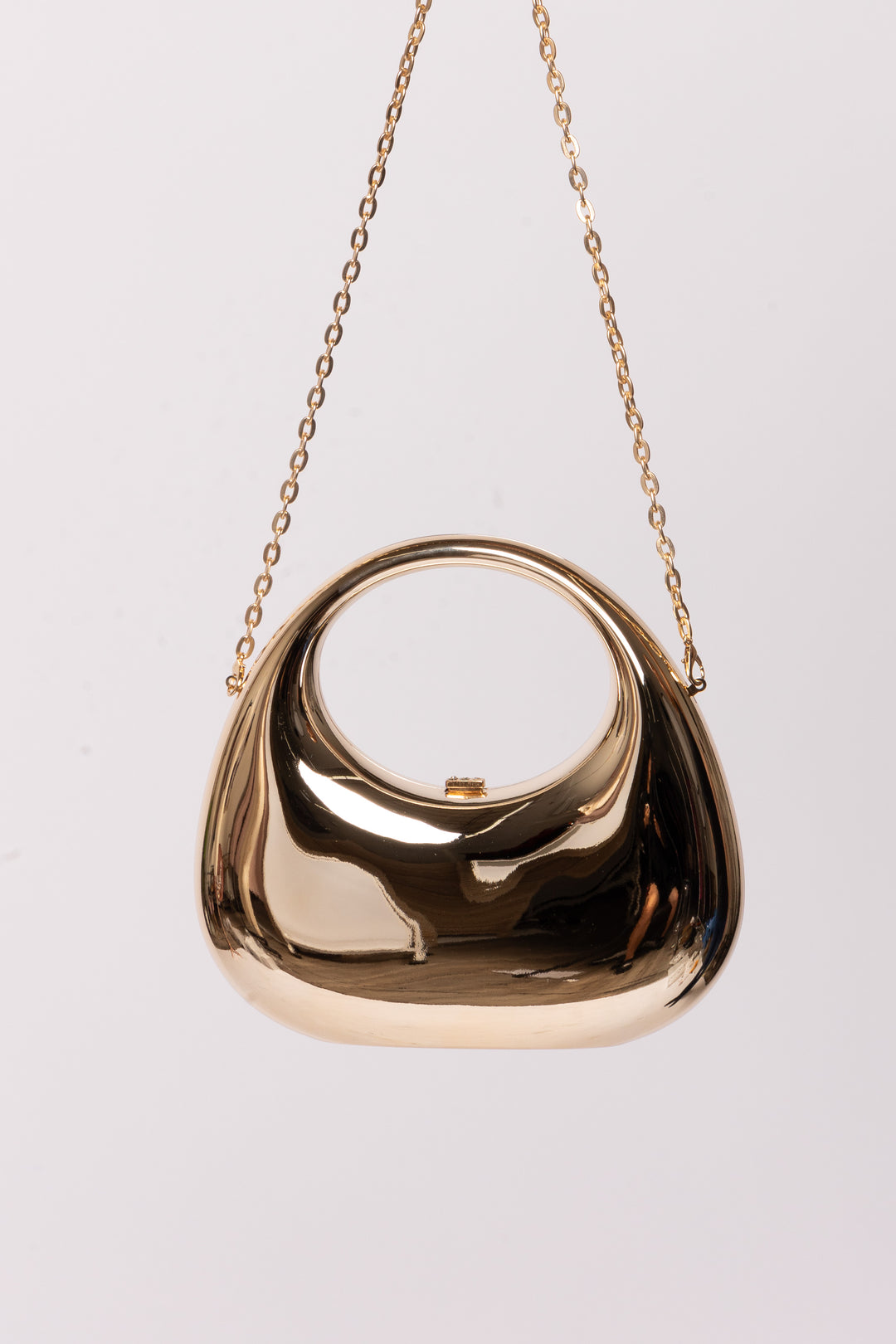 Metallic Plastic Party Clutch