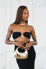 Metallic Plastic Party Clutch