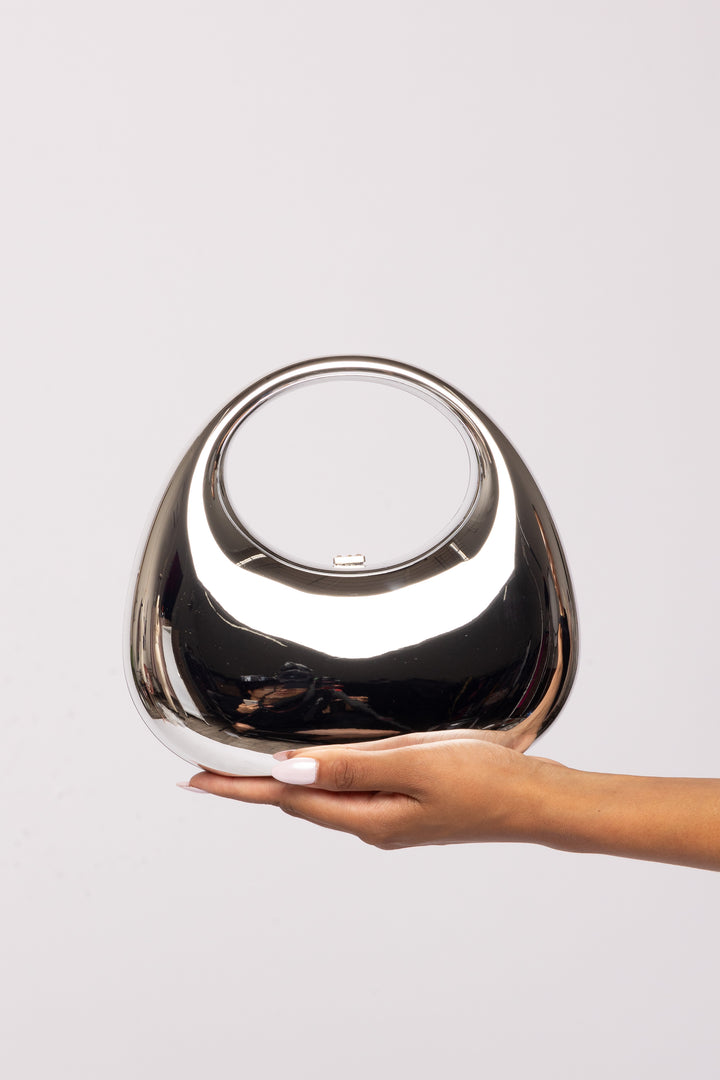 Metallic Plastic Party Clutch