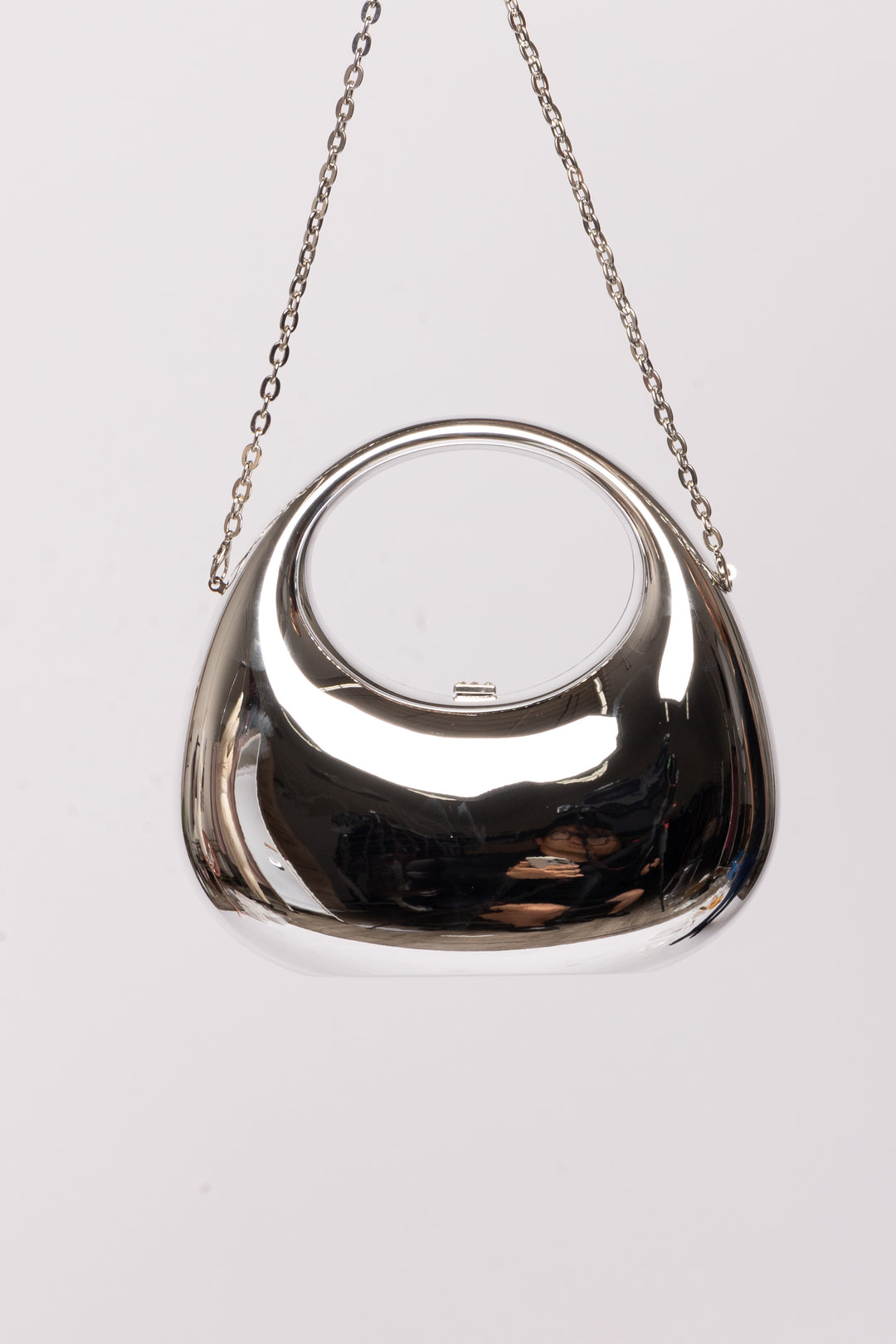 Metallic Plastic Party Clutch