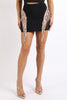Sequin fringe skirt