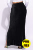 Maxi slit skirt