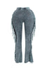 Soft Stretch Fringe-Detail Pants – Forgiving High-Waist Everyday Style