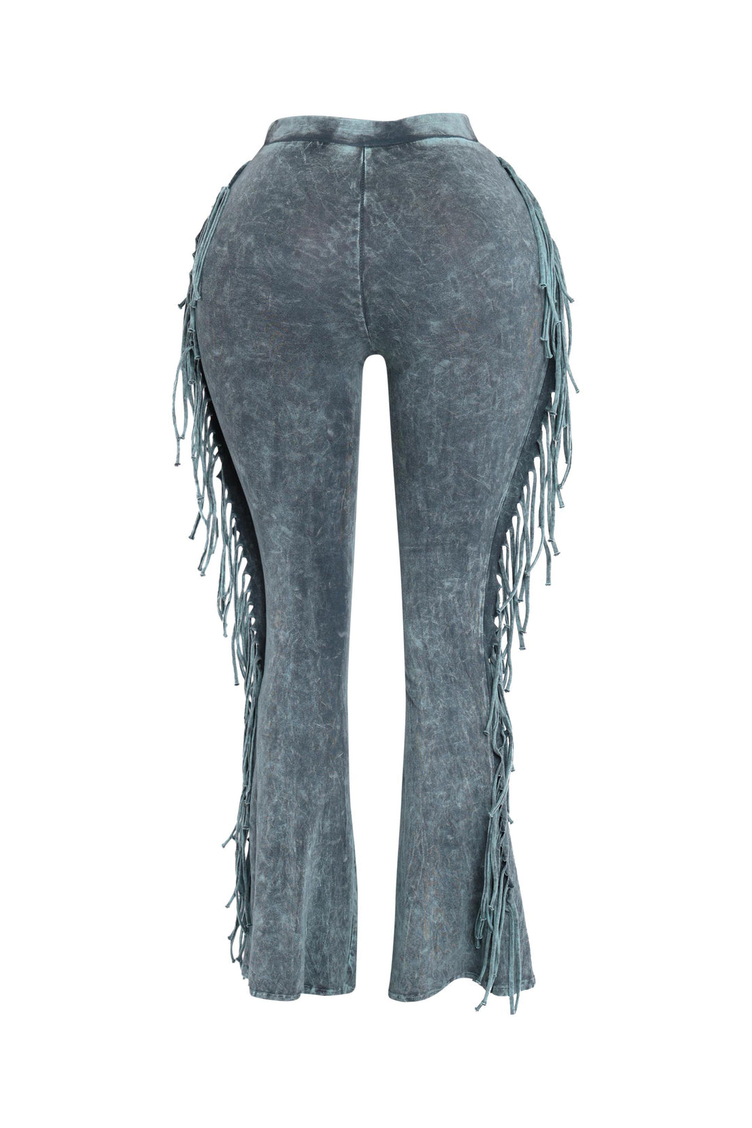 Soft Stretch Fringe-Detail Pants – Forgiving High-Waist Everyday Style