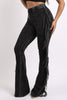 Fringe-Detailed Mineral Washed Pants