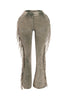 Soft Stretch Fringe-Detail Pants – Forgiving High-Waist Everyday Style