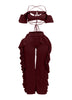 Strappy ruffled pants set