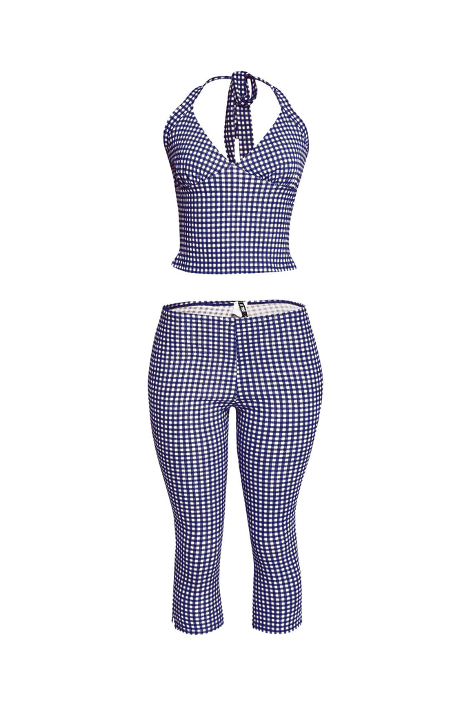 Halter top and capri pants set..