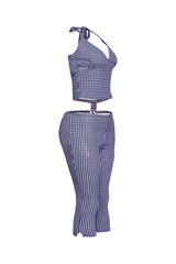 Halter top and capri pants set..