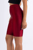 Highwaisted shiny nylon biker shorts in plus size