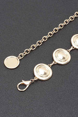 Round Metal Chain Belt