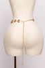 Round Metal Chain Belt