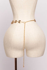 Round Metal Chain Belt
