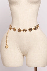 Round Metal Chain Belt