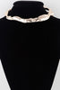 Hammered Ripple Choker Necklace