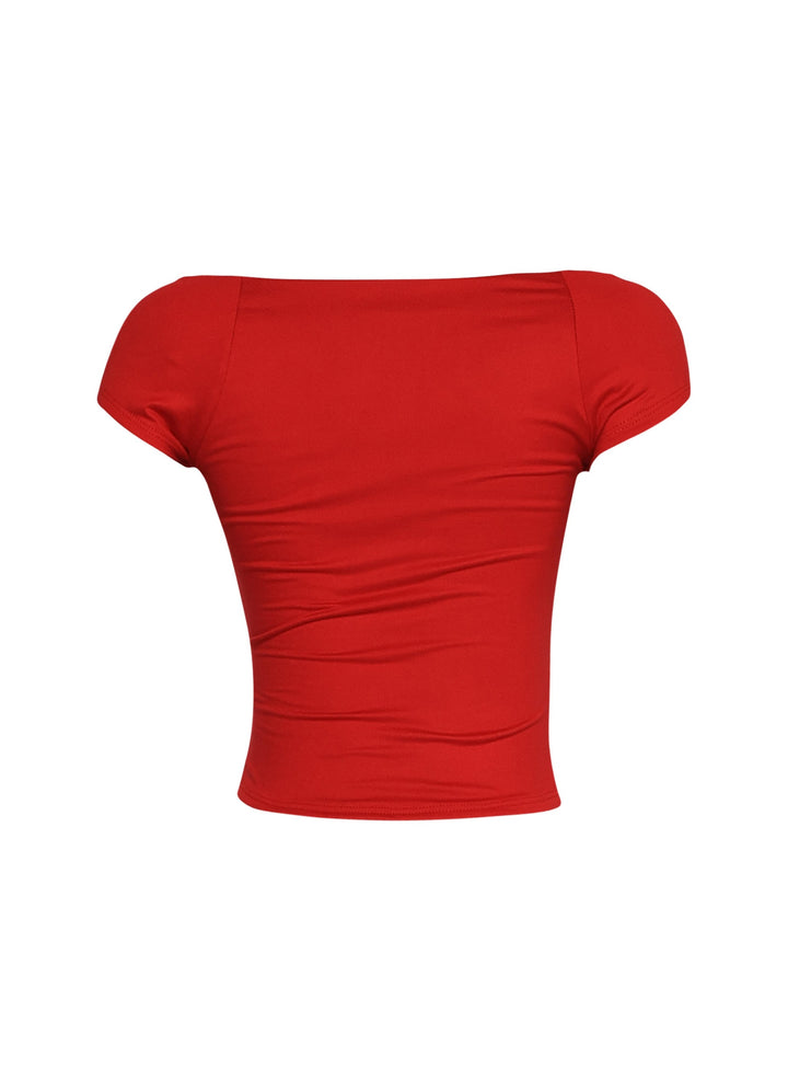 Cap Sleeve Black Top