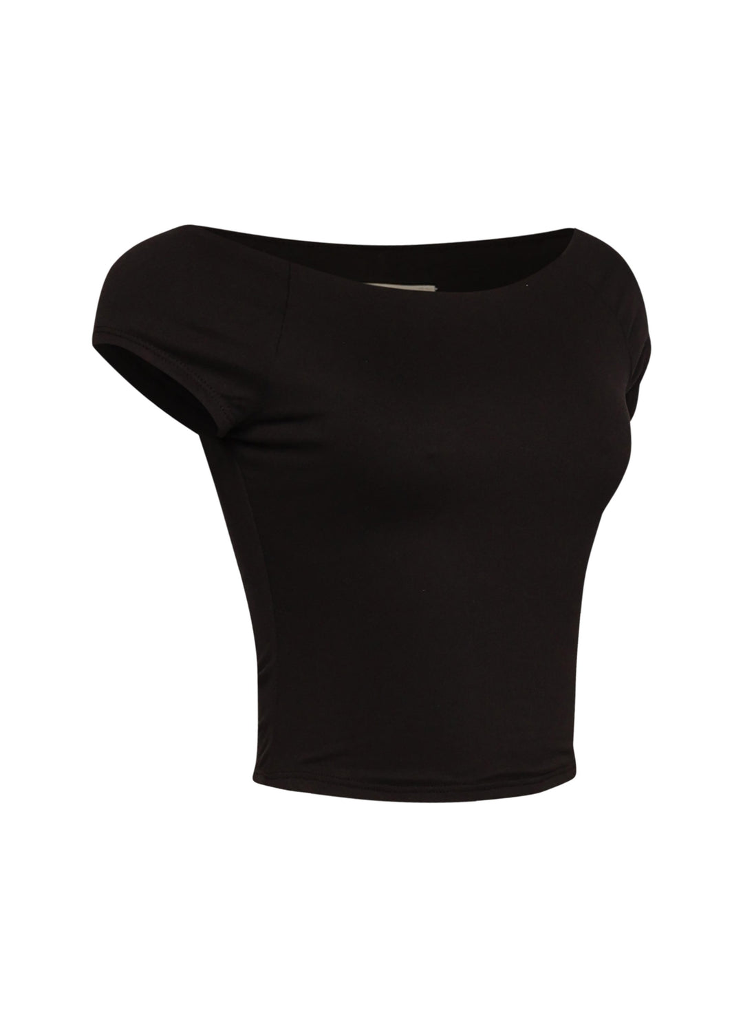 Cap Sleeve Black Top