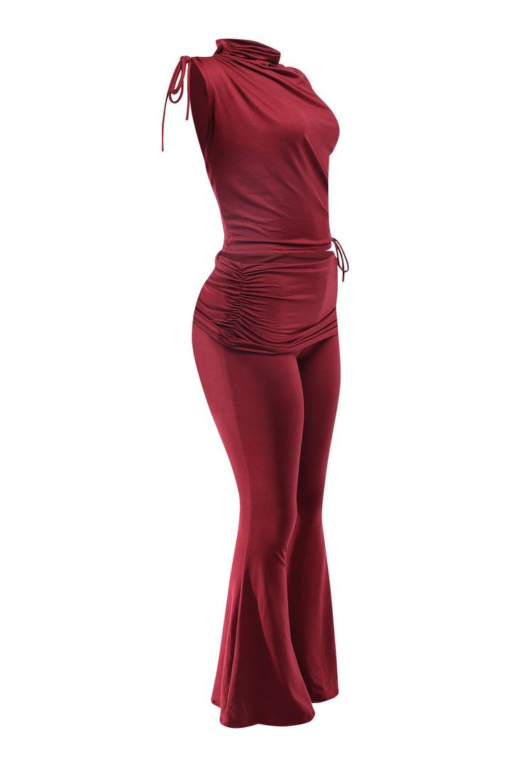 Mock Neck Top and Pant set.