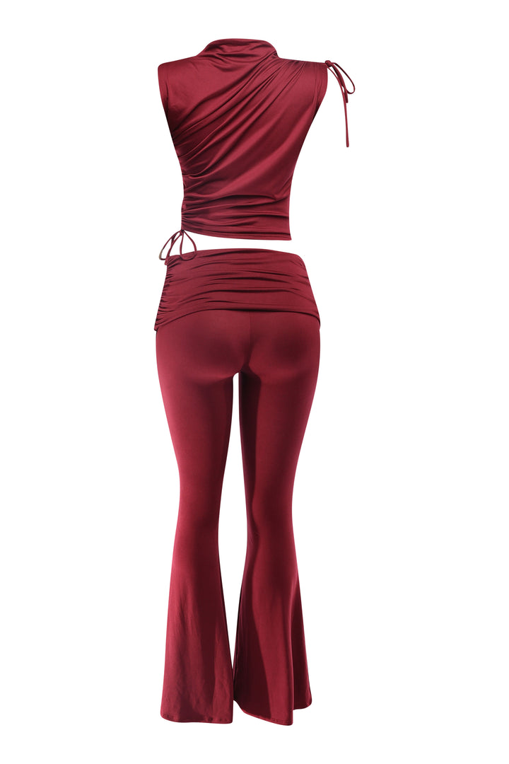 Mock Neck Top and Pant set.