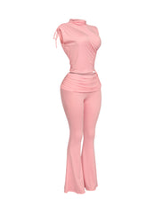 Mock Neck Top and Pant set