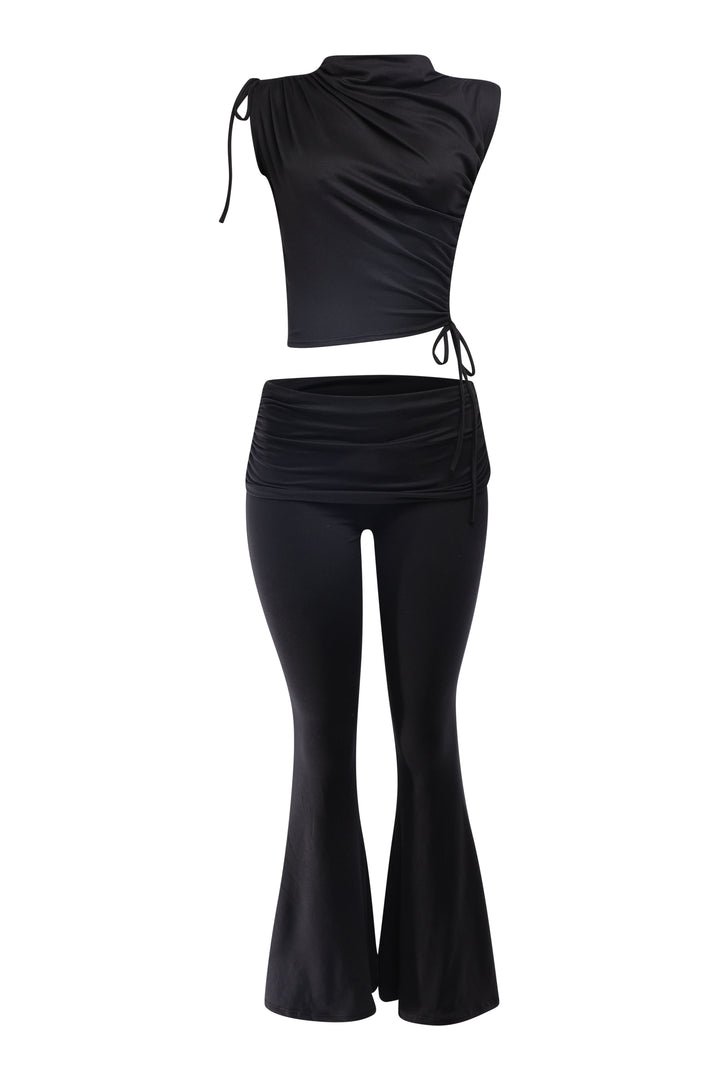 Mock Neck Top and Pant set.