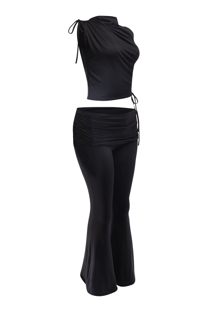 Mock Neck Top and Pant set.