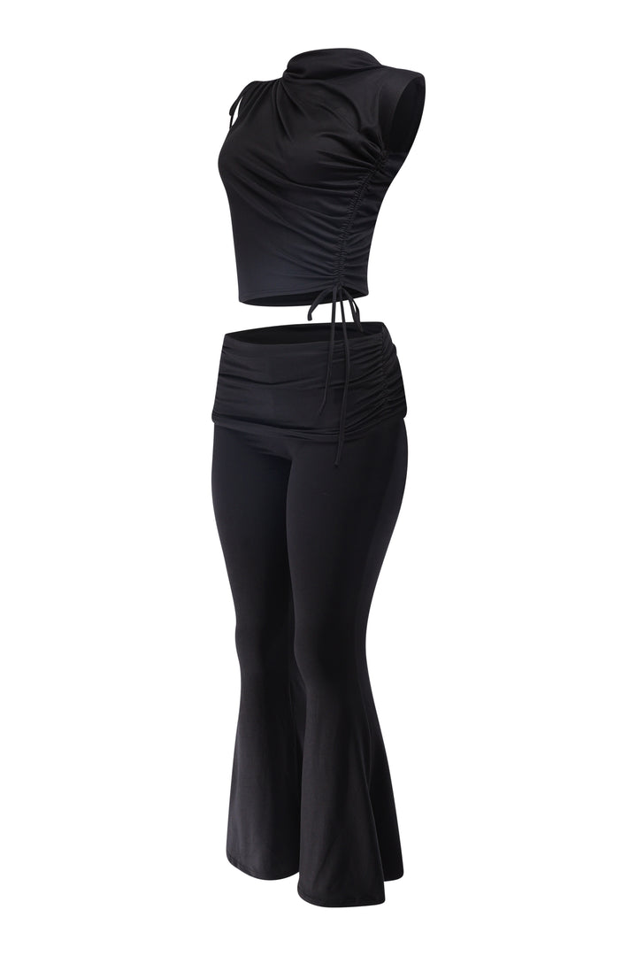 Mock Neck Top and Pant set.