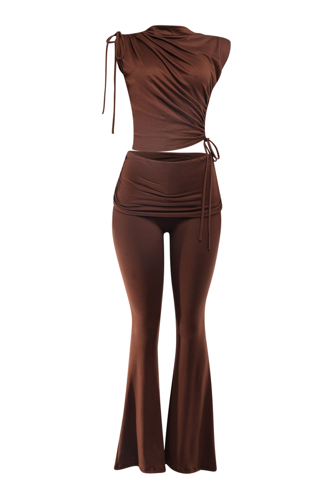 Mock Neck Top and Pant set.